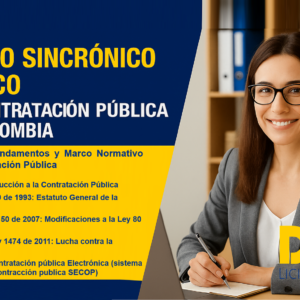 Curso sincrónico básico de contratación pública de Colombia para empresas o entidades, dictado por instructor