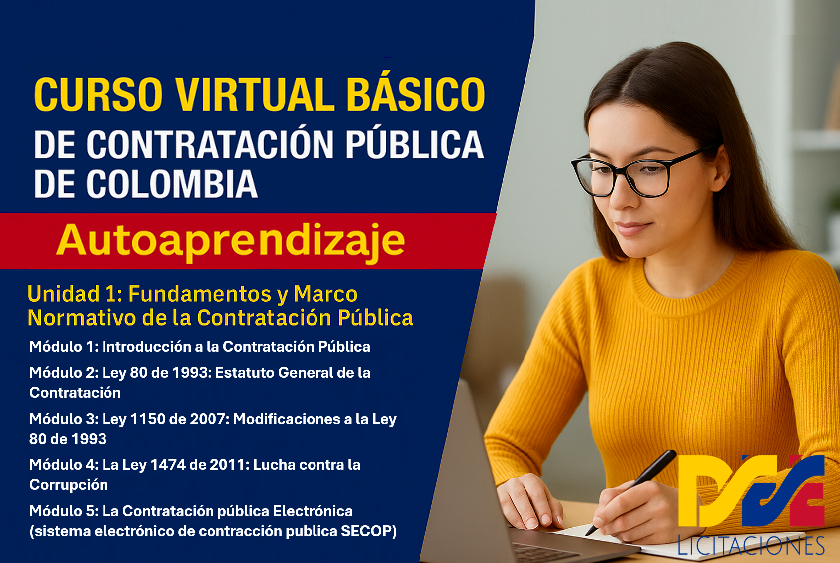 Curso virtual básico de contratación pública de Colombia. Autoaprendizaje