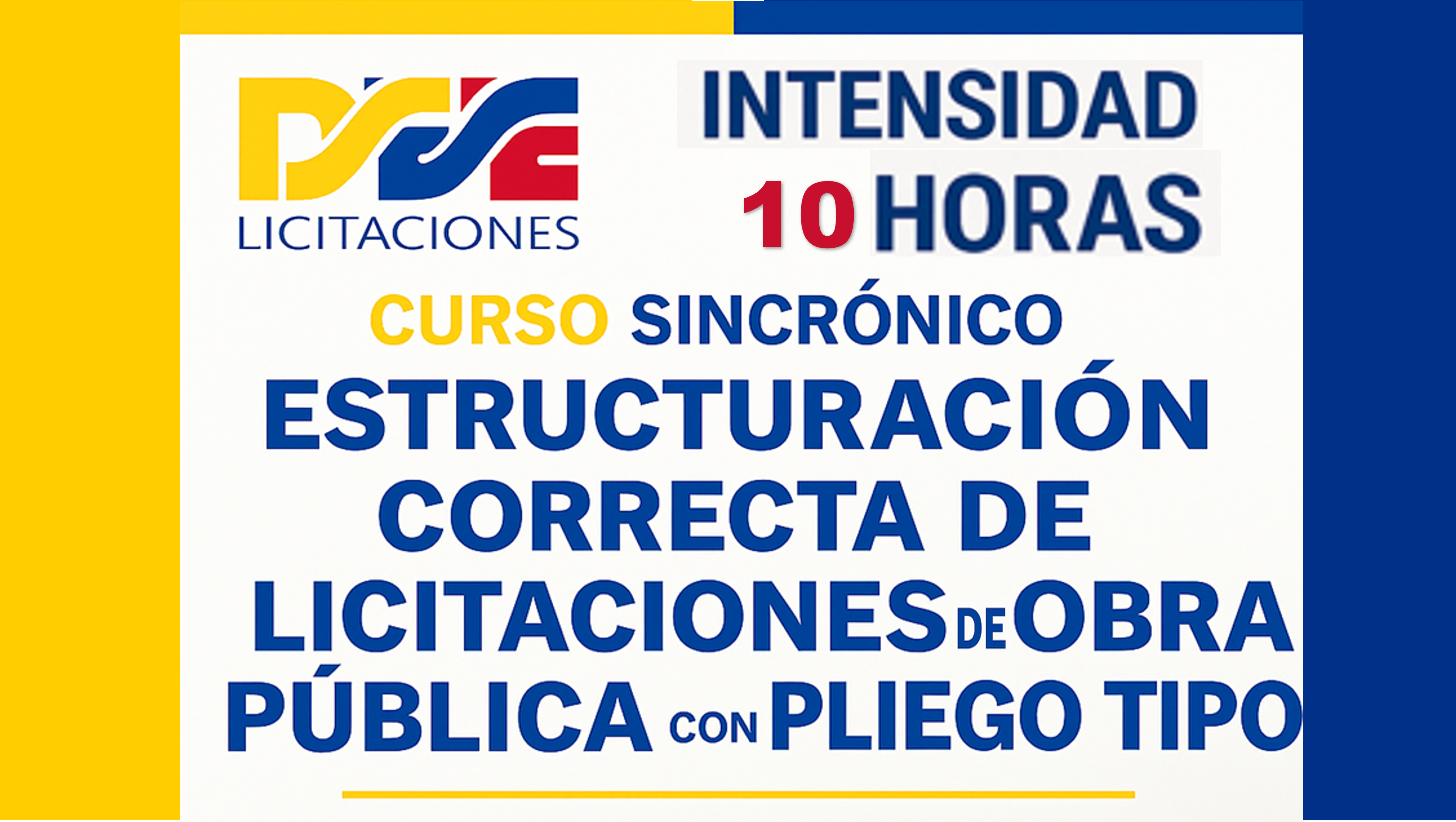 Curso sincrónico básico estructuración correcta de licitaciones de obra pública con pliego tipo calendario DEE, dictado por instructor