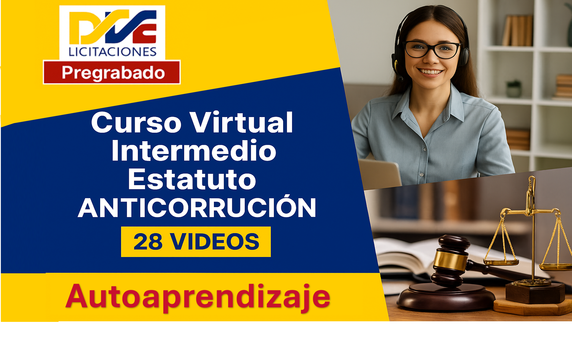 Curso virtual intermedio Estatuto anticorrupcion- Pregrabado