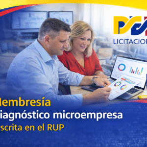 Membresía Diagnóstico microempresa inscrita en el RUP y Renovacion de RUP para grupo empresarial dueño de 3 Mipymes Microempresas