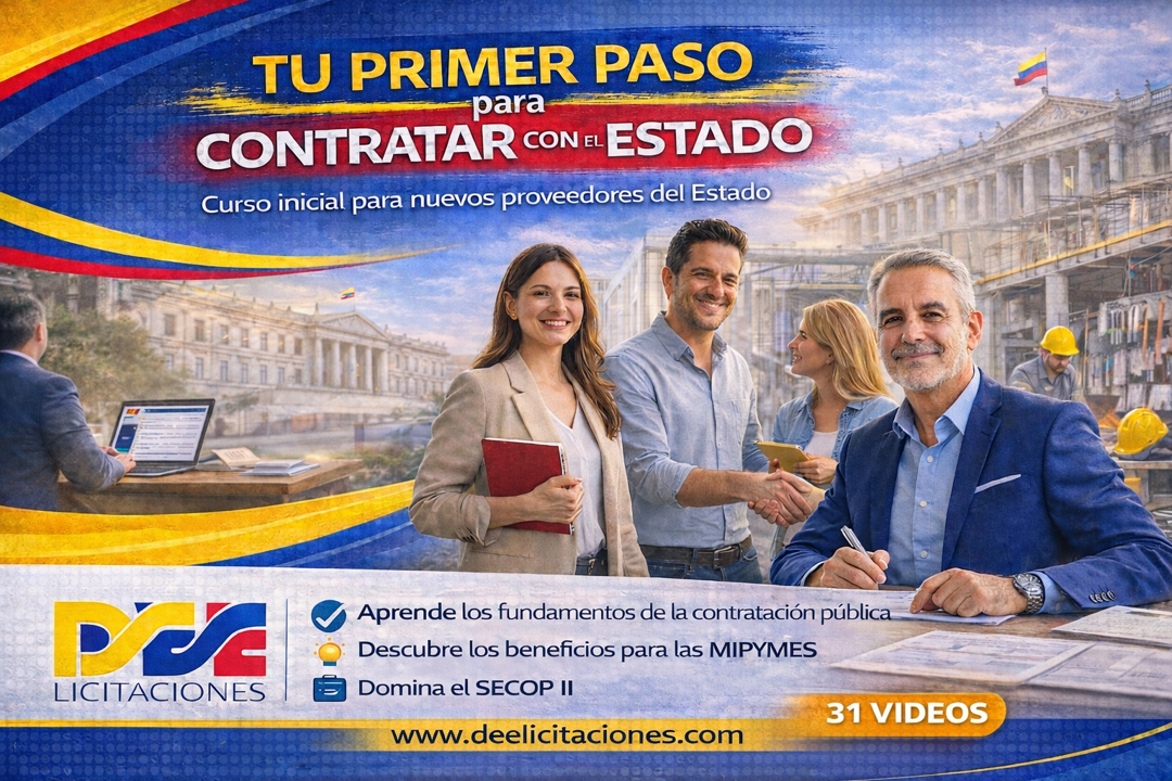 Integración 3 CURSOS: Básicos SECOP II, Beneficios MiPymes e introducción a la contratación pública.