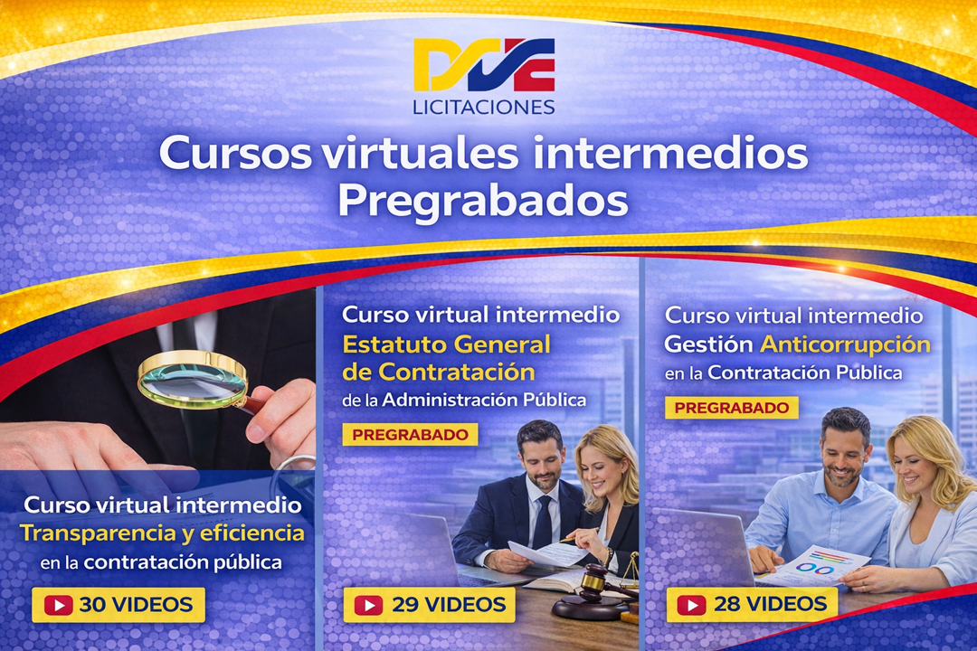 integración 3 CURSOS: transparencia y eficiencia en CP, ESTATUTO y gestión anticorrupción