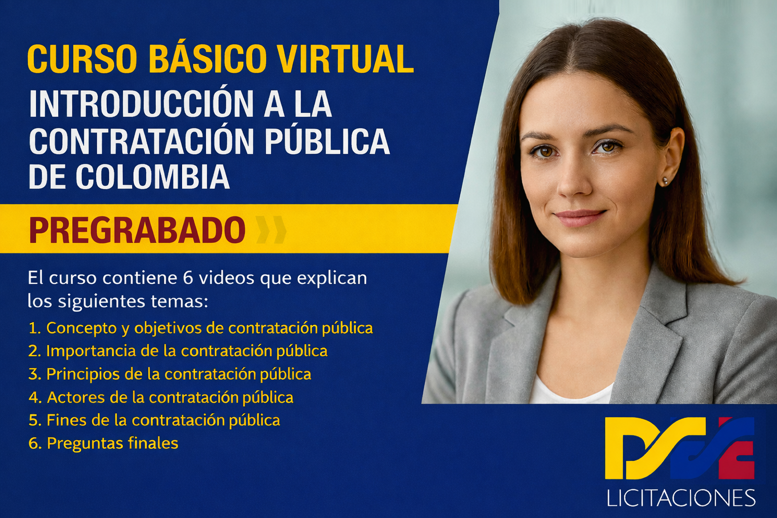 Curso básico virtual. Introduccion a la contratación pública de Colombia