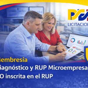Membresía Diagnóstico e incripción en el RUP para microempresa NO inscrita en el RUP