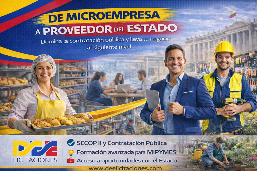 De Microempresa a Proveedor del Estado, dominado el SECOP II y la contatación pública