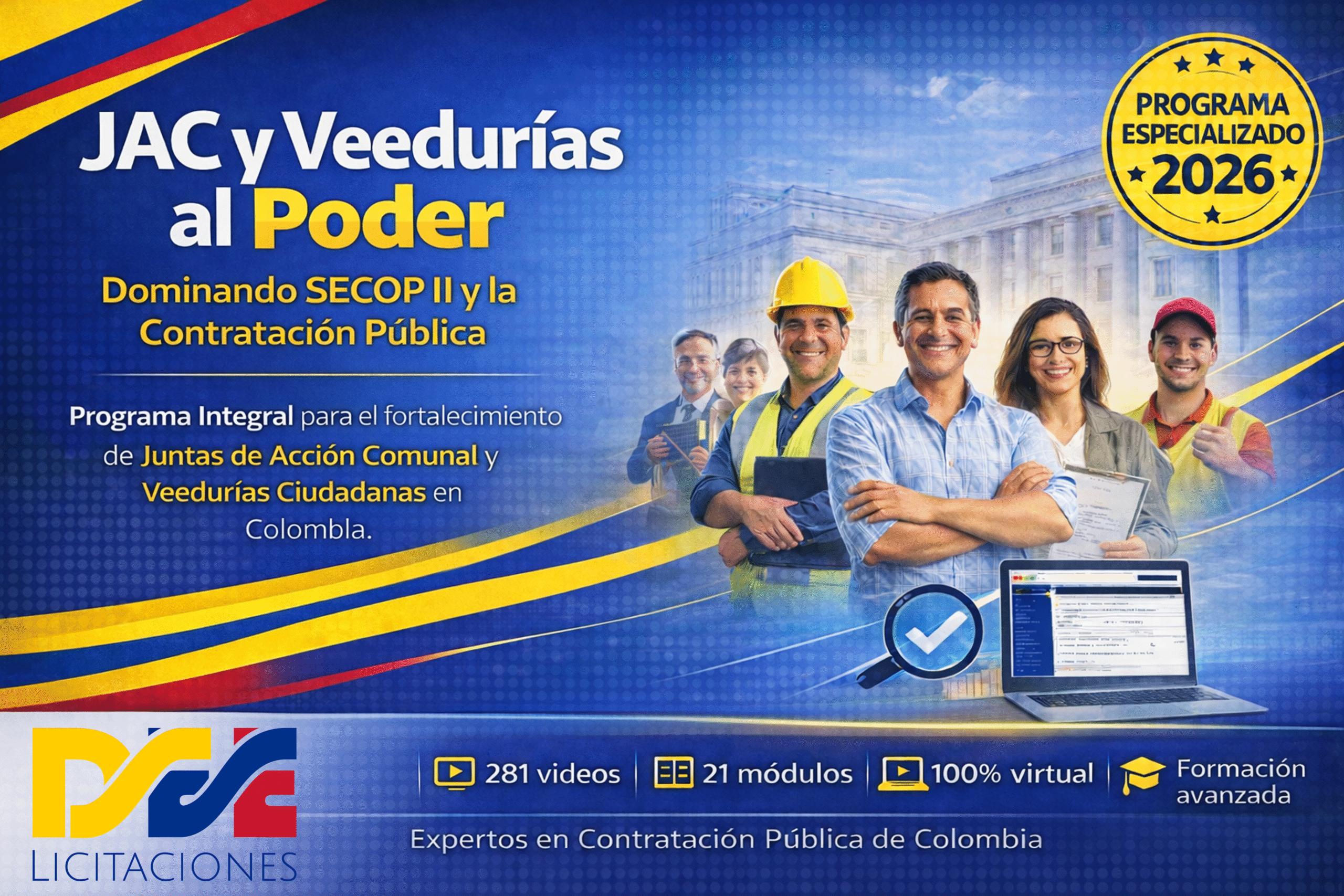 JAC y Veedurias al poder. Dominando el SECOP II y la contratación pública