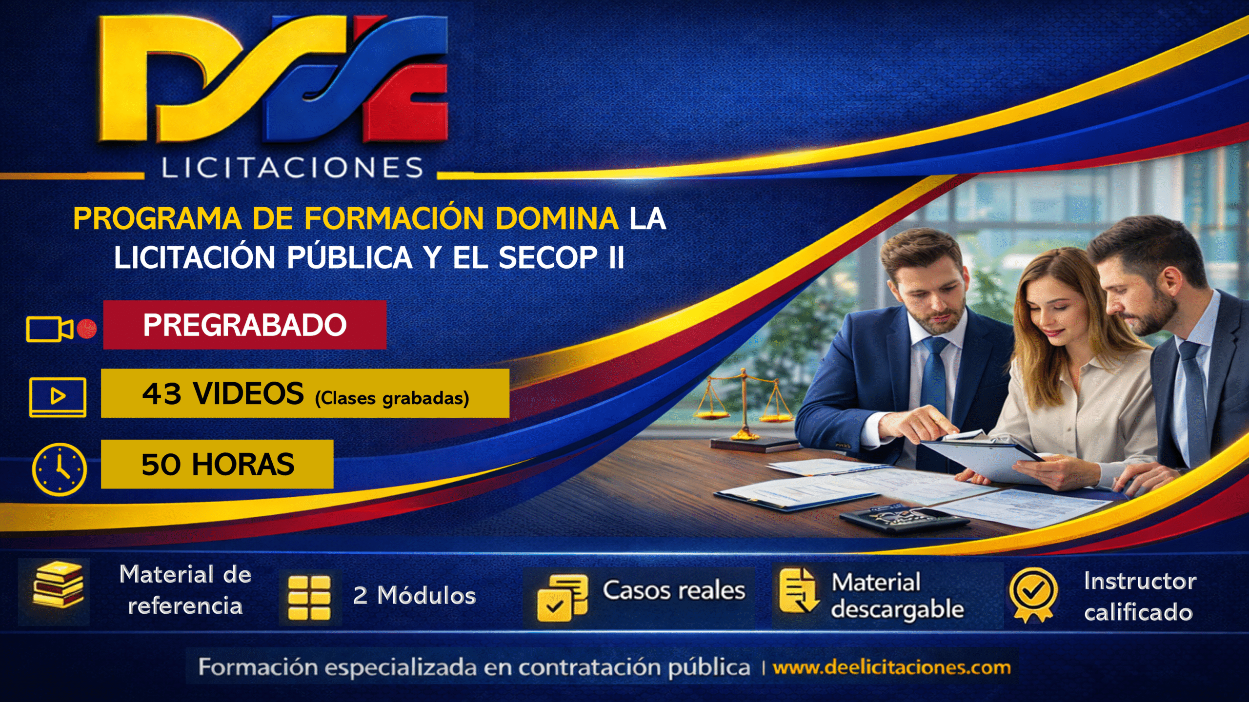 Programa de formación Domina la Licitación Pública y el SECOP II