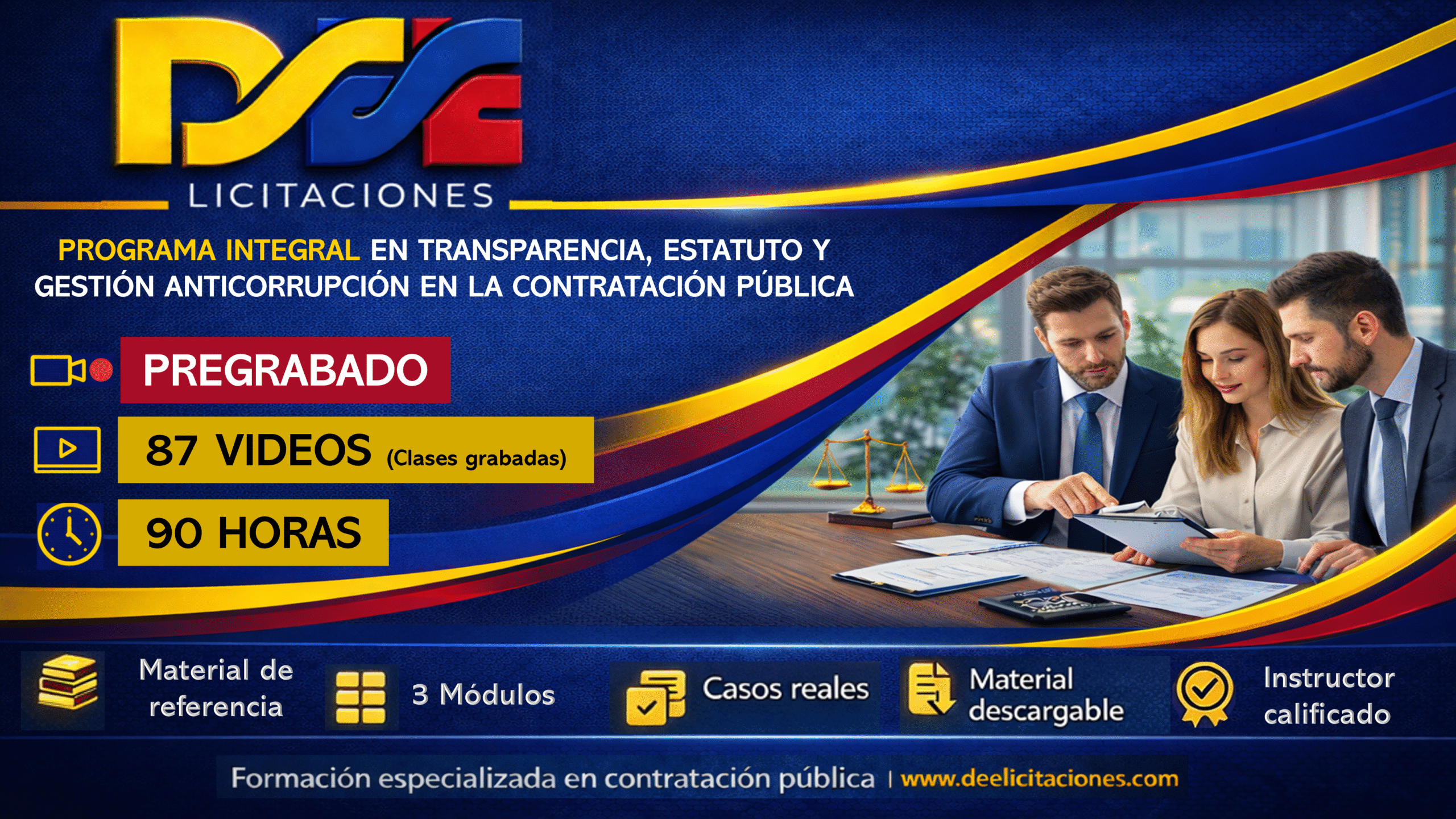 Programa integral en transparencia, estatuto y gestión anticorrupción en la contratación pública