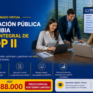 Diplomado virtual de Contratación Pública de Colombia y Dominio Integral de SECOP II - 80 horas
