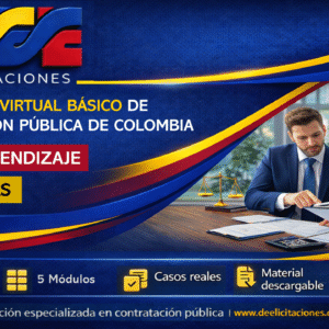 Curso virtual básico de contratación pública de Colombia. Autoaprendizaje