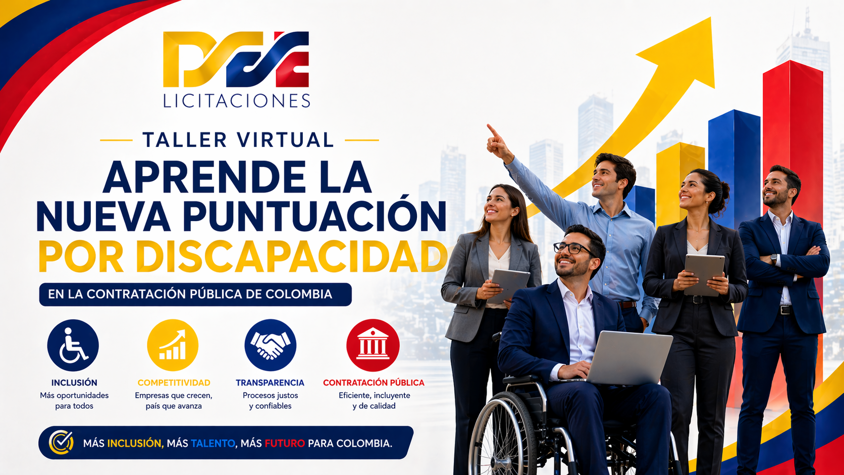 Taller virtual Aprende la nueva puntuación por discapacidad en la contratación pública – Pregrabado